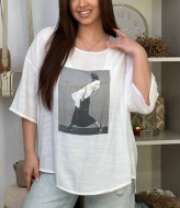 Вільна футболка ZL-312A400