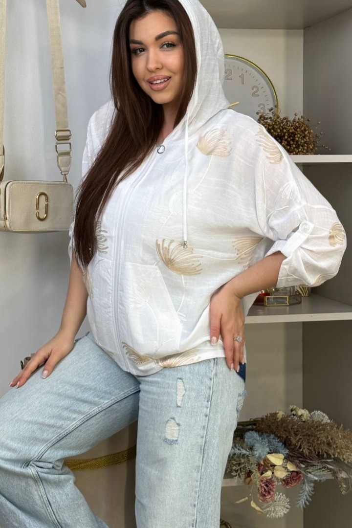 Льняная кофта ZL-2393A500