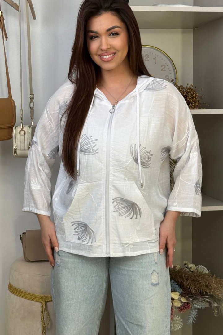 Льняная кофта ZL-2393A500