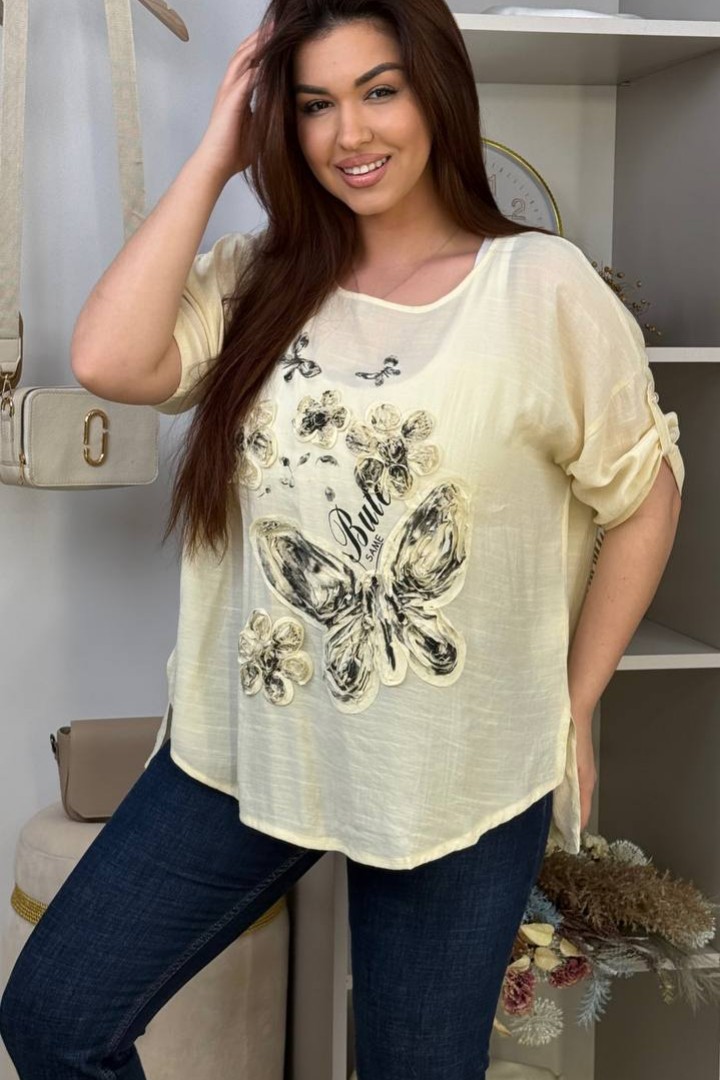 Льняная футболка ZL-387A450