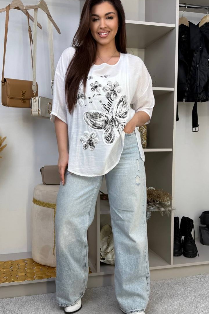 Льняная футболка ZL-387A450