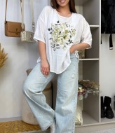 Льняная футболка ZL-380A450