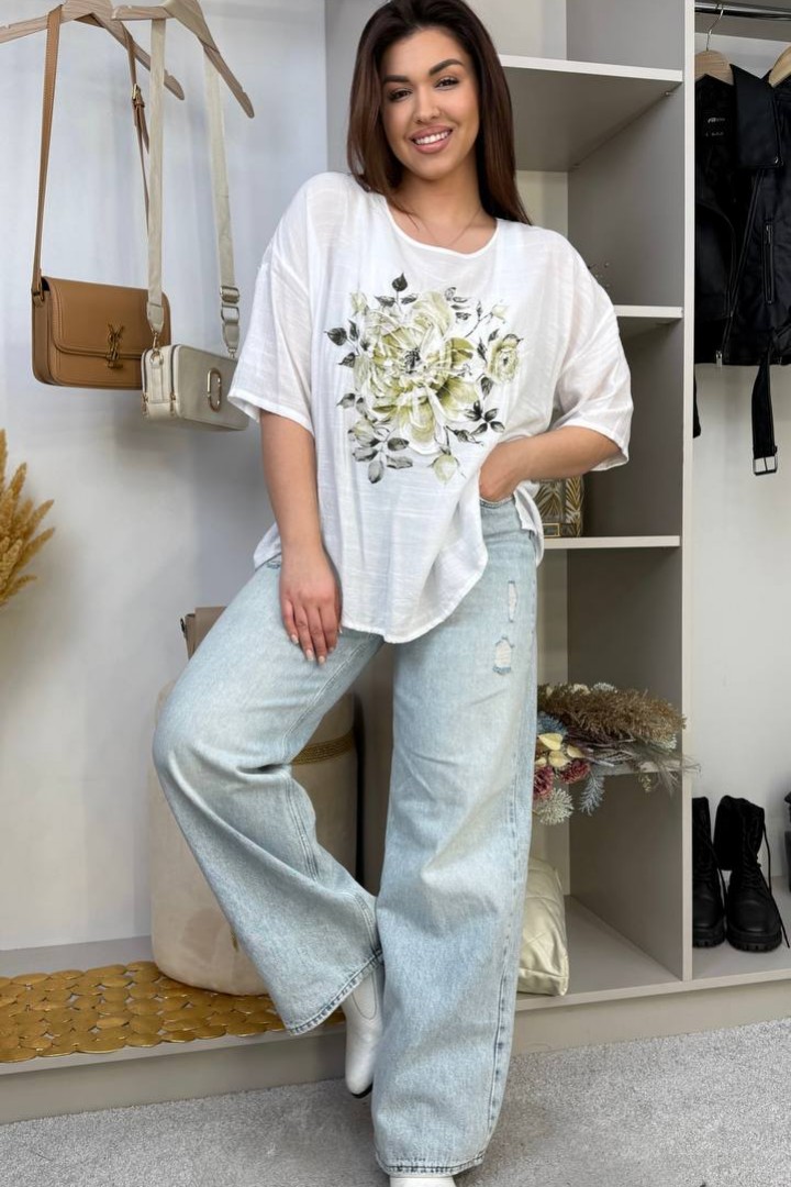 Льняная футболка ZL-380A450