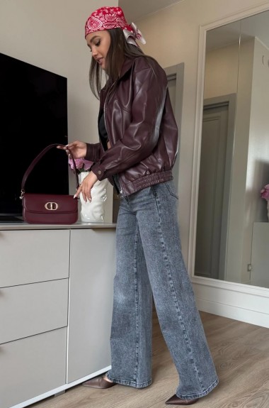 Джинсы трубы WOW-1715A18.5