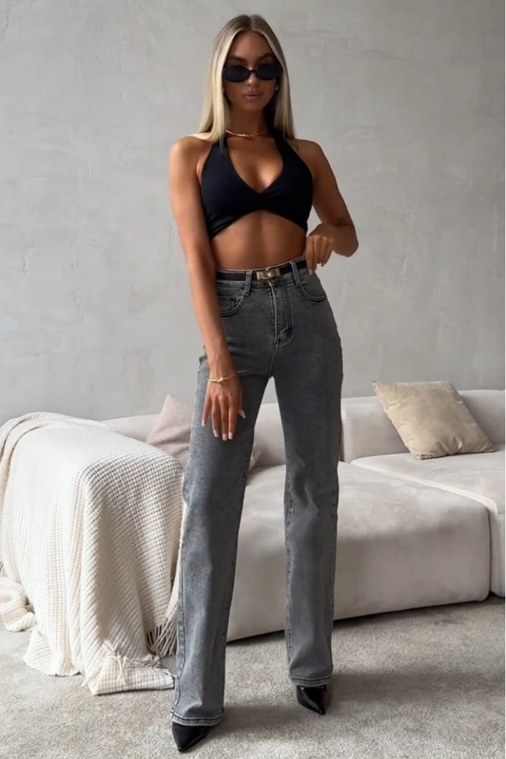 Джинсы трубы WOW-1715A18.5