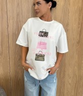 Футболка oversize с накатом ELZ-805A350