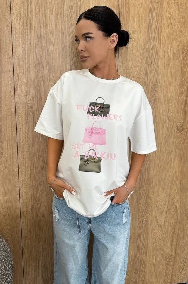 Футболка oversize с накатом ELZ-805A350