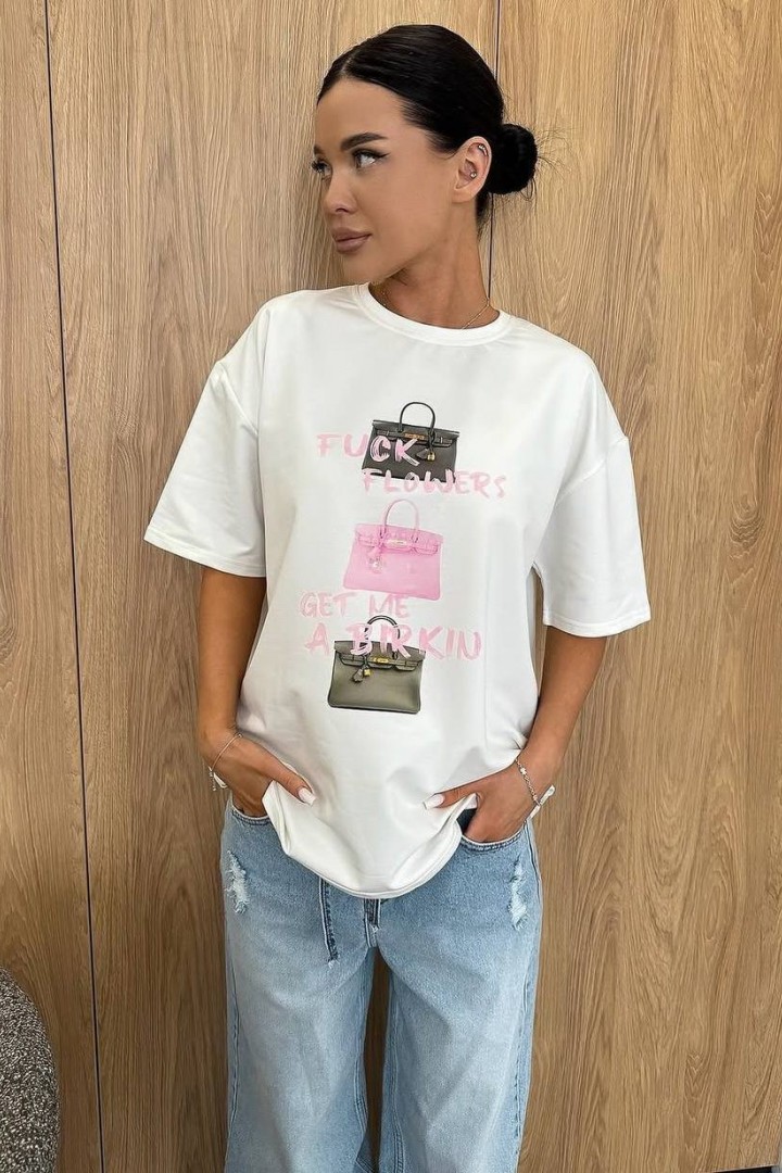 Футболка oversize с накатом ELZ-805A350