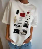 Футболка oversize с накатом ELZ-645A350