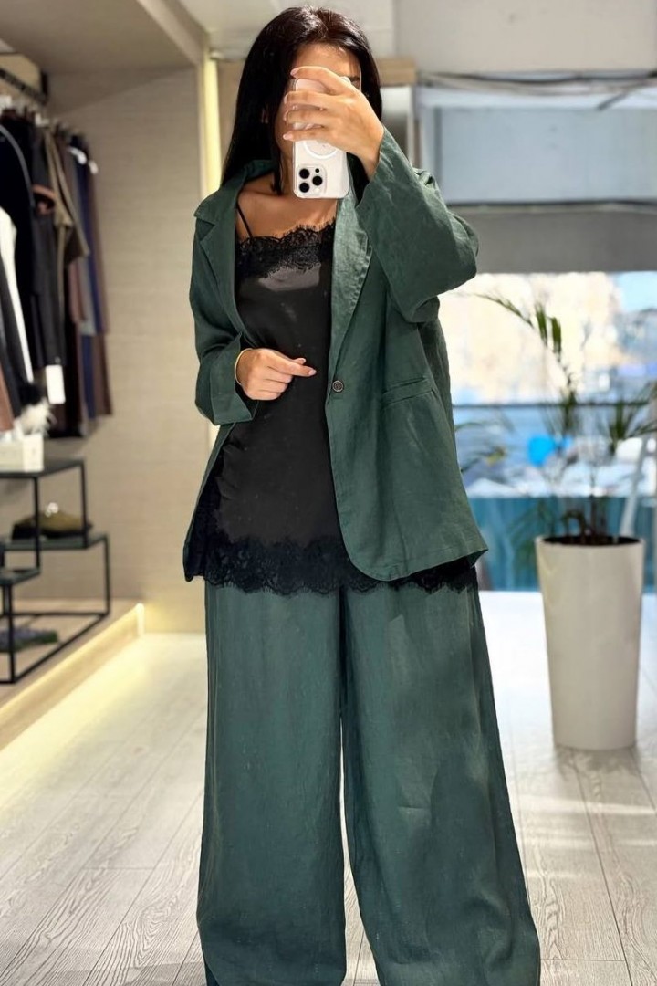 Льняной костюм двойка LOU-1418A1100