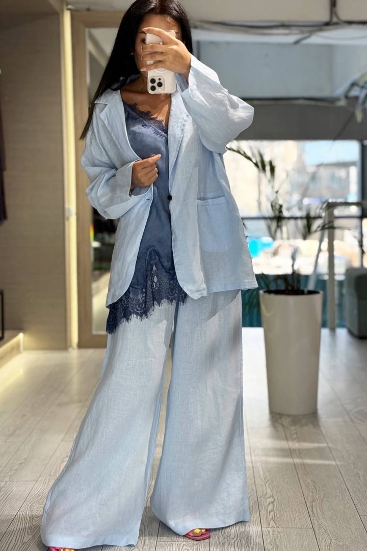 Льняной костюм двойка LOU-1418A1100