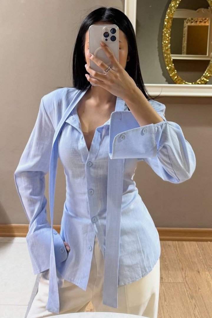 Сорочка с завязками на спині LOU-1362A670