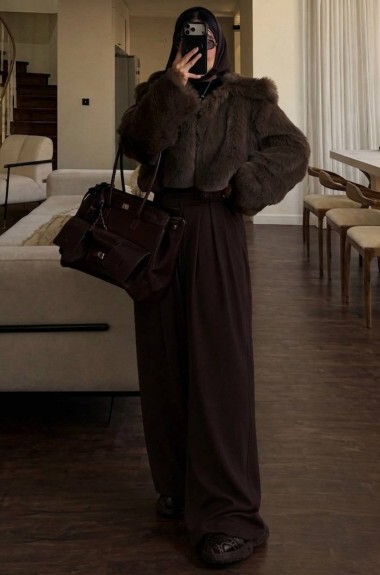 Широкие стильные брюки LK-377A580