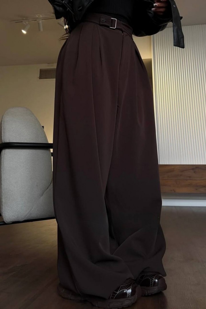 Широкие стильные брюки LK-377A580