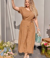 Длинное штапельное платье DG-c600.1A400