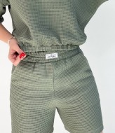 Трикотажный костюм с шортами женский KG-722A560 Трикотажный костюм с шортами женский KG-722A560