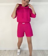 Трикотажный костюм с шортами женский KG-722A560 Трикотажный костюм с шортами женский KG-722A560