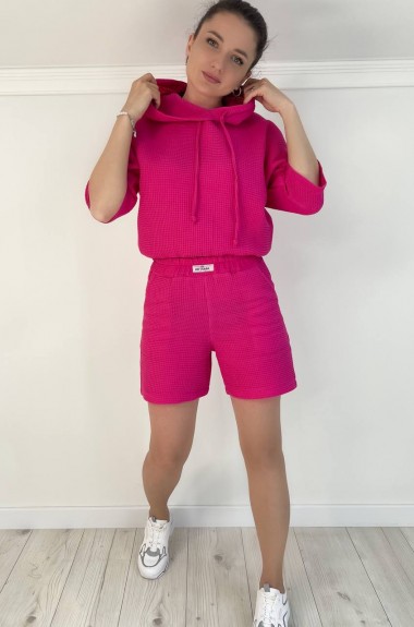 Трикотажный костюм с шортами женский KG-722A560 Трикотажный костюм с шортами женский KG-722A560