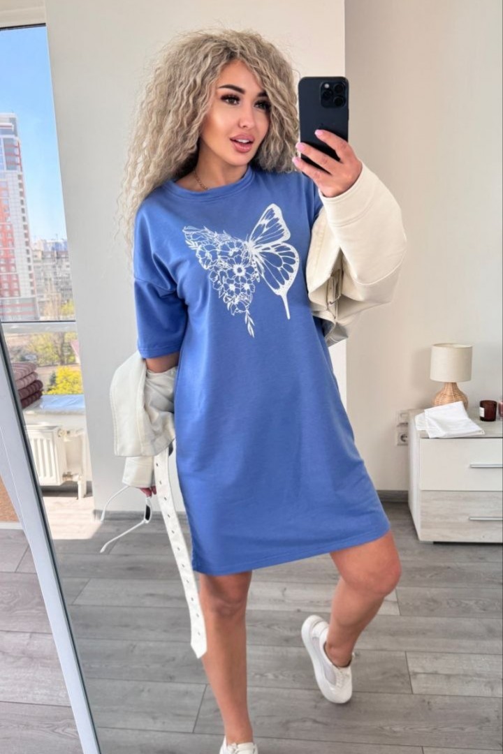 Платье с бабочкой EFR-144A300