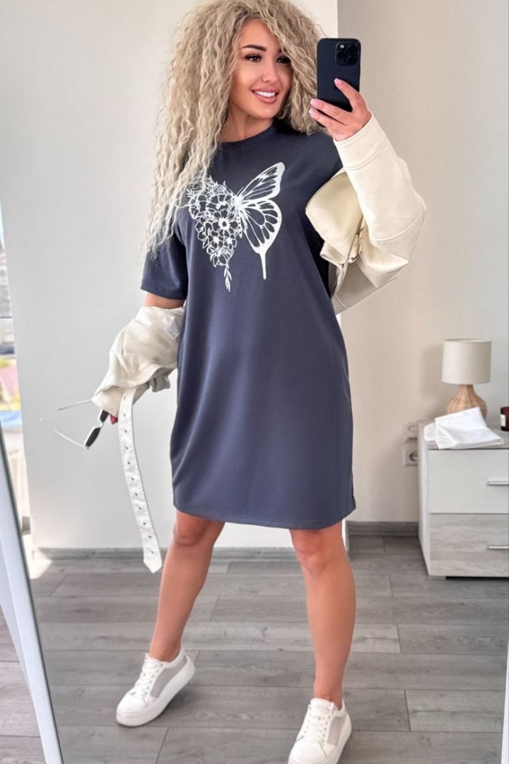 Платье с бабочкой EFR-144A300