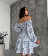 Платье с цветочным принтом YBY-924A525