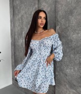 Платье с цветочным принтом YBY-924A525