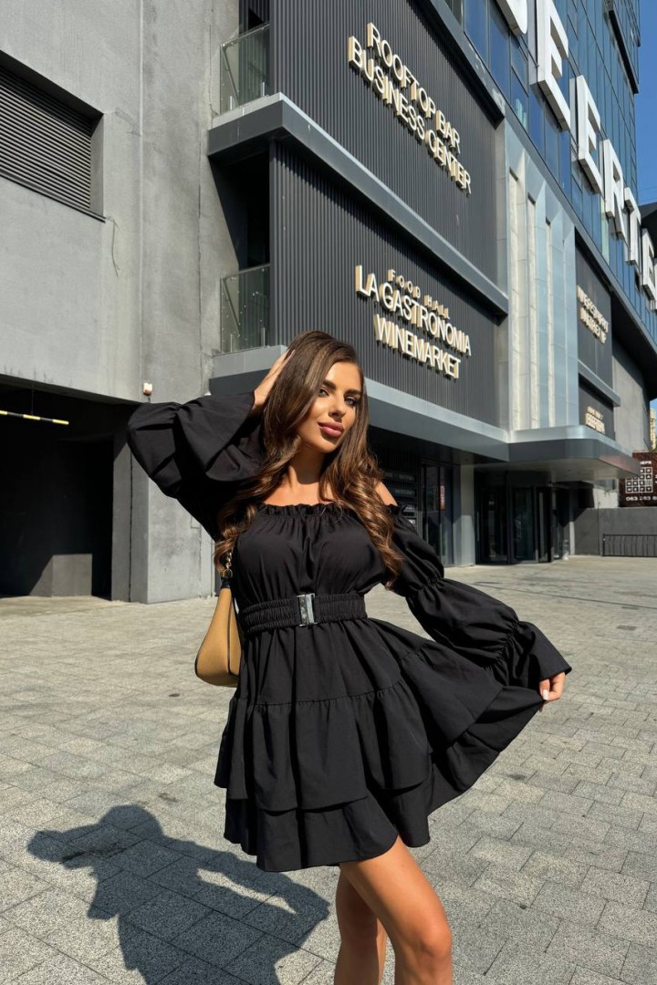 Платье с открытыми плечами ELZ-561A550