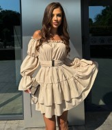 Платье с открытыми плечами ELZ-561A550