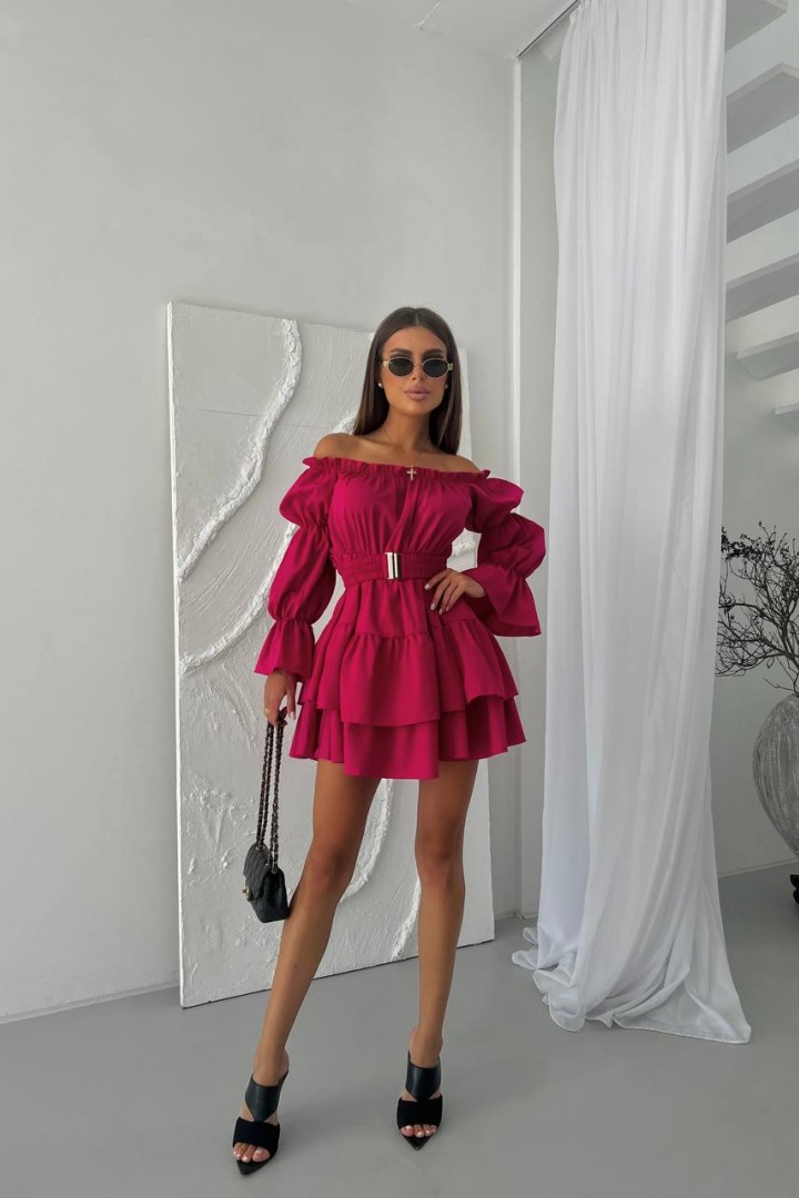 Платье с открытыми плечами ELZ-561A550