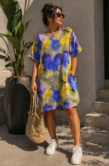 Платье в оверсайз силуэте STC-334A449