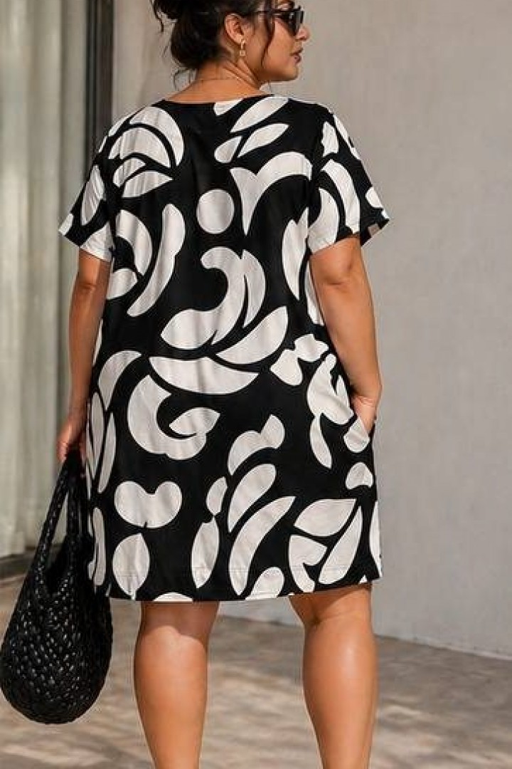 Платье в оверсайз силуэте STC-334A449