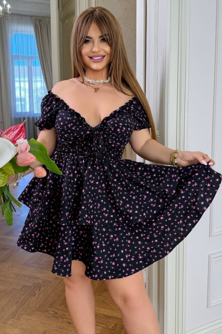 Великолепное платье с воланами YM-7182.1A20