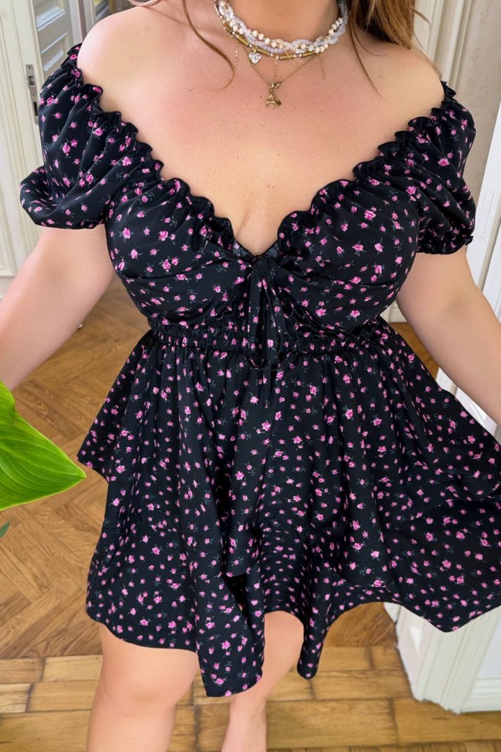 Великолепное платье с воланами YM-7182.1A20