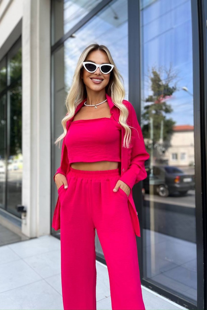 Комплект 4-ка рубашка, топ, брюки, шорты ZIF-1400A690