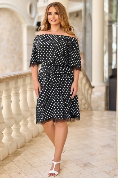 Платье с кружевами VOJ-954A450