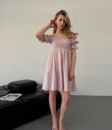 Нежное платье с открытыми плечами MIK-1567A390