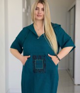 Стильное платье спортивного типа RIL-0574A16