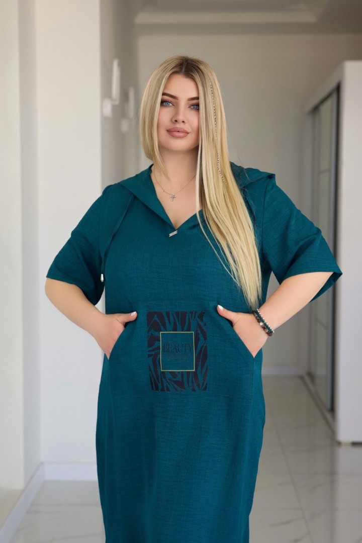 Стильное платье спортивного типа RIL-0574A16