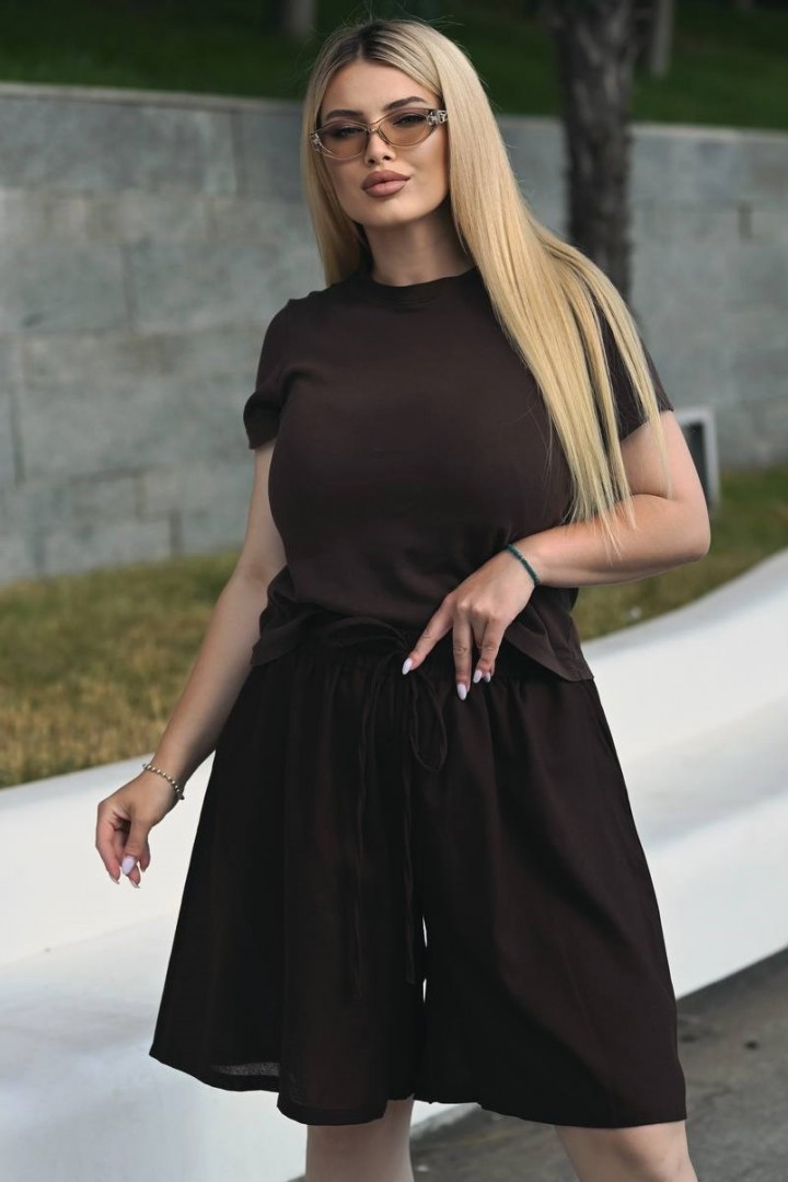 Льняные шорты MALI-0135A450