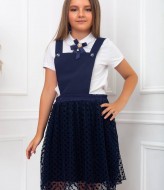 Школьный сарафан на бретельках LZ-L712A300