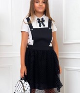 Школьный сарафан на бретельках LZ-L712A300