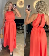 Платье на бретельках длинное EST-5642A550