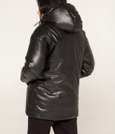 Кожаный пуховик OZM-62.1A1130