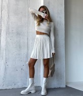 Костюм с юбкой плиссе NJ-MV-2708A1400