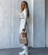 Костюм с юбкой плиссе NJ-MV-2708A1400