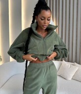 Спортивный флисовый костюм женский SAP-050A600