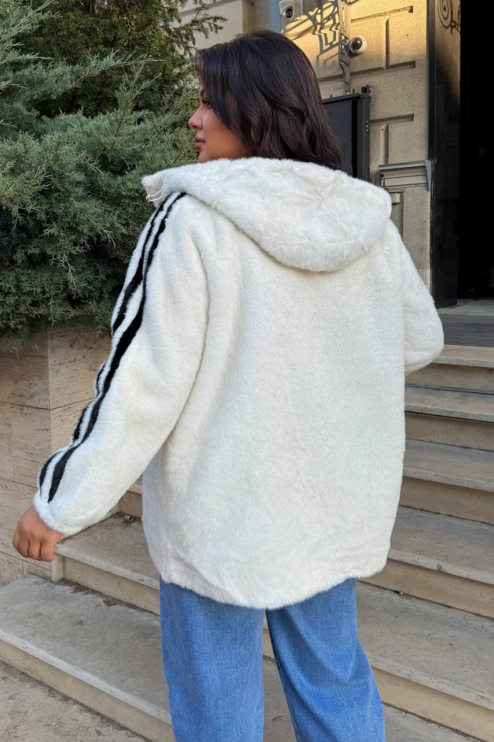 Шуба з лампасами MAX-9501A1850