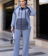 Теплый прогулочный костюм женский ELT-1090A800