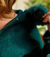 Полупальто с мехом женское MAX-946A1250