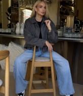 Замшевый бомбер CULT-2084A800